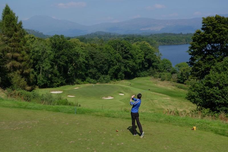 Cameron House On Loch Lomond Alexandria Eksteriør billede Golf course at the resort